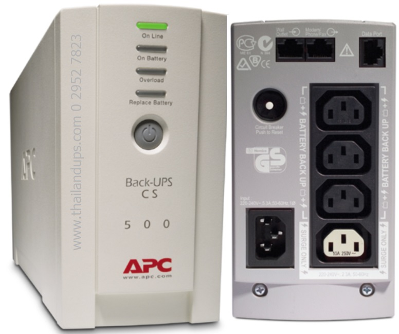 APC BK500EI - 500VA 300 Watts , IEC sockets, 2 years warranty - Onsite service